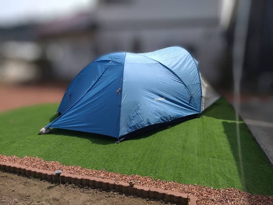 本日限定値下げ！[ジャンク扱い]モンベル クロノスキャビン4+専用グランドシート