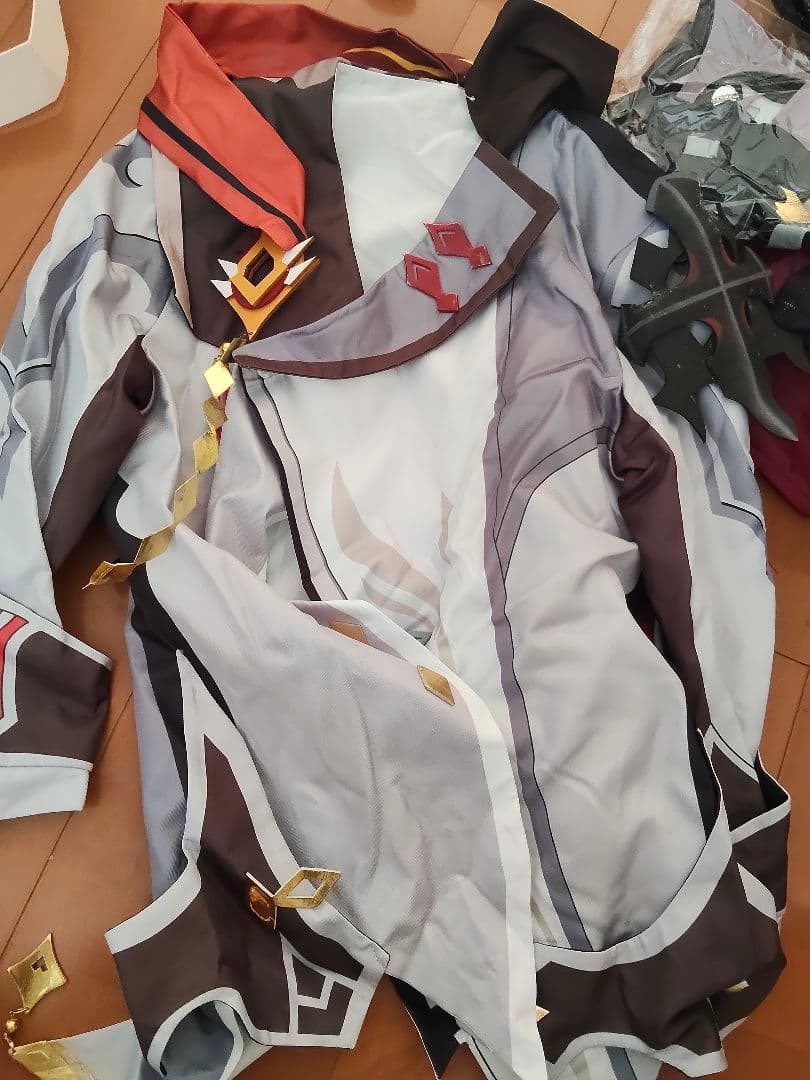 原神　タルタリヤ　コスプレ　ウィッグ、ブーツ付　フルセット