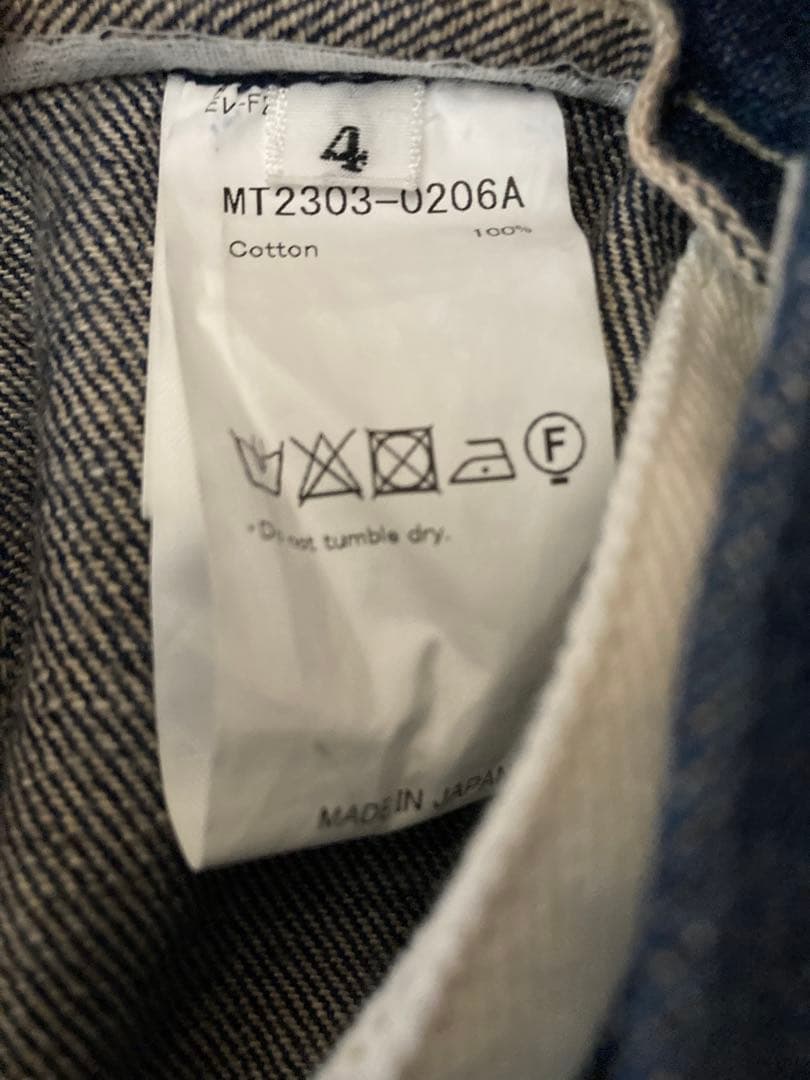 ハ*介様 MAATEE&SONS 強撚セルビッチ DENIM WORK TROU