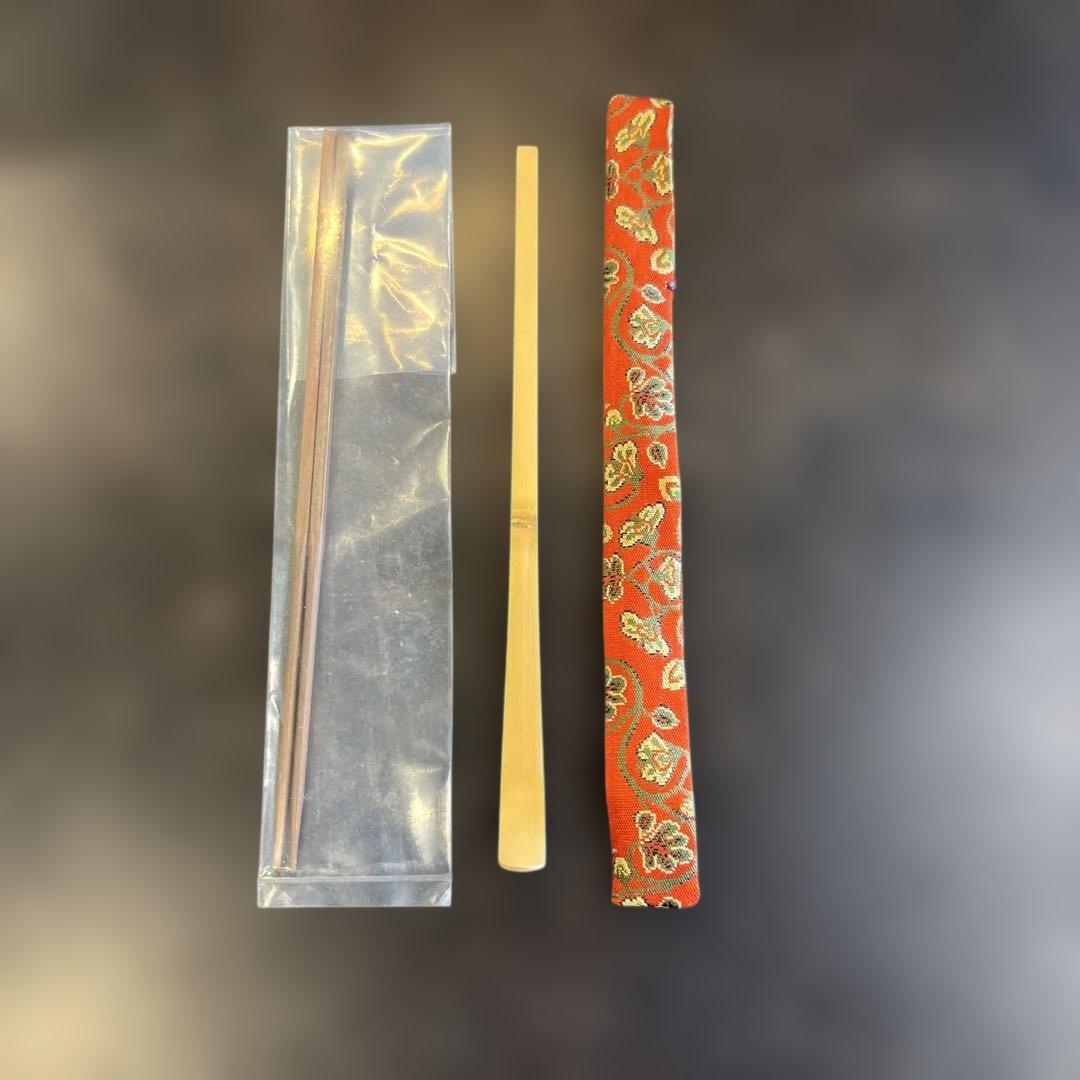 カ*士様 茶箱 茶道具 唐松 未使用