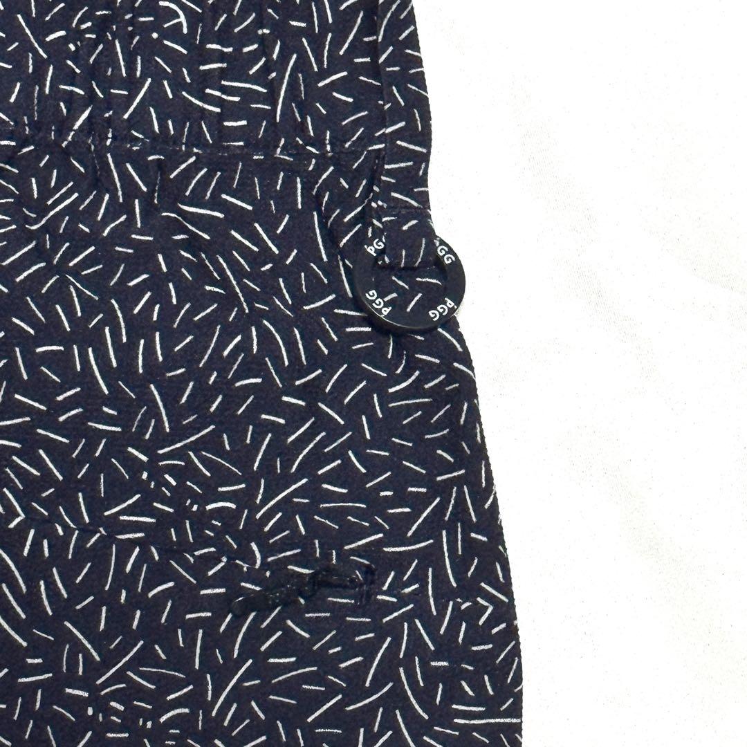 新品タグ付 パーリーゲイツ PGG ショートパンツ 総柄 紺 定価25300円