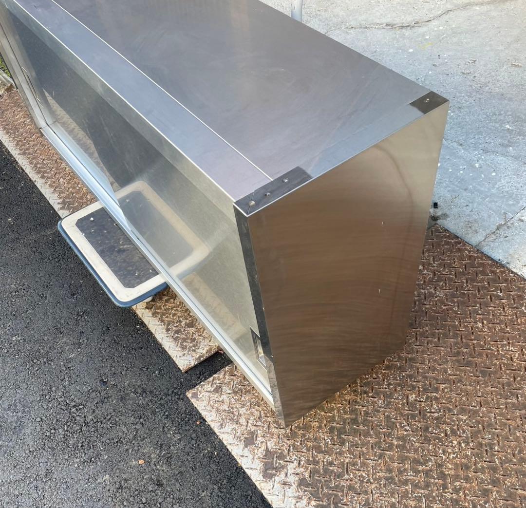 業務用 吊り棚 スライド扉 天吊キャビネット 幅1500×奥345×高さ600