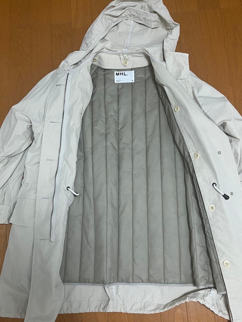 MHL モッズコート　ライナー付き　フード　レディース　マーガレットハウエル