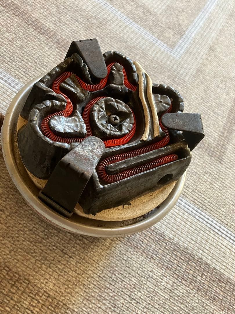 鬼面鉄風炉釜,敷板,電熱器セット