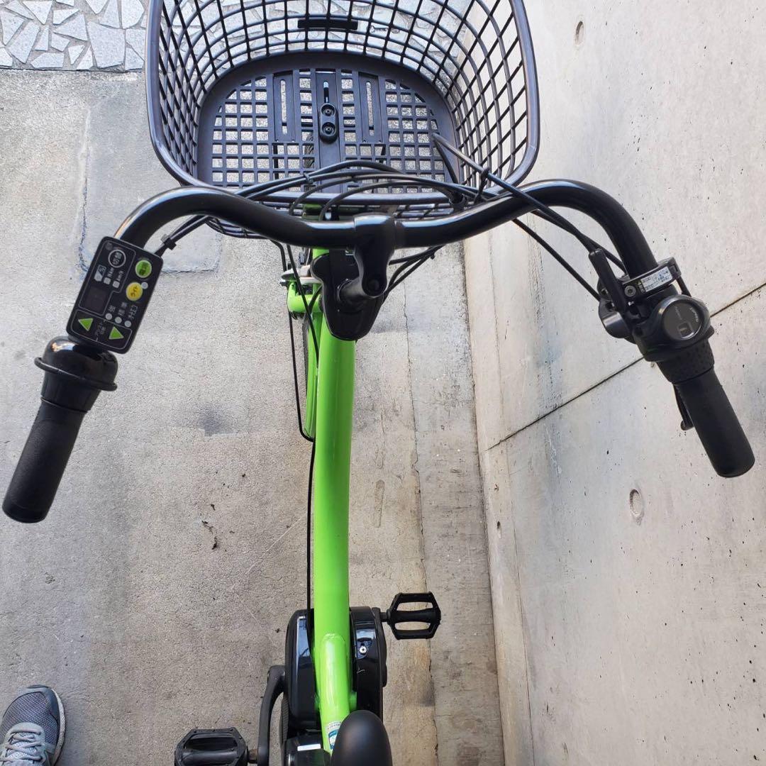 美品 送料込 大容量8.7Ah YAMAHAパスバビー 子供乗せ電動自転車