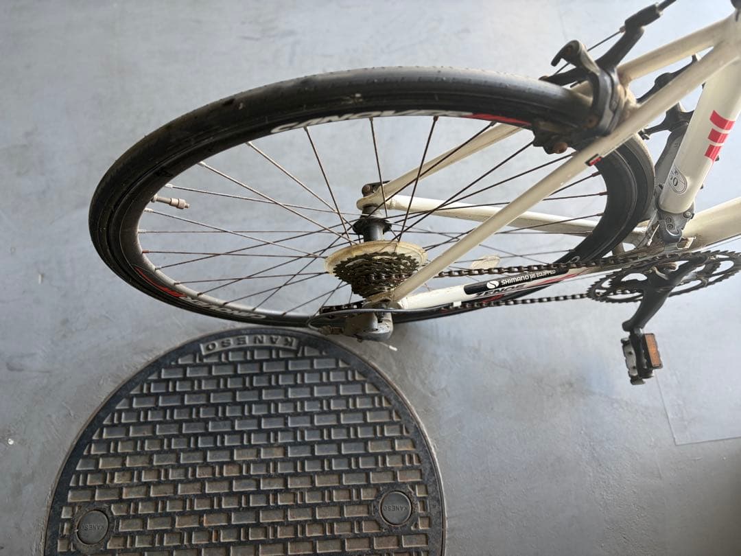 CANOVER ZENOS(カノーバー　ゼノス)ホワイト ロードバイク本体