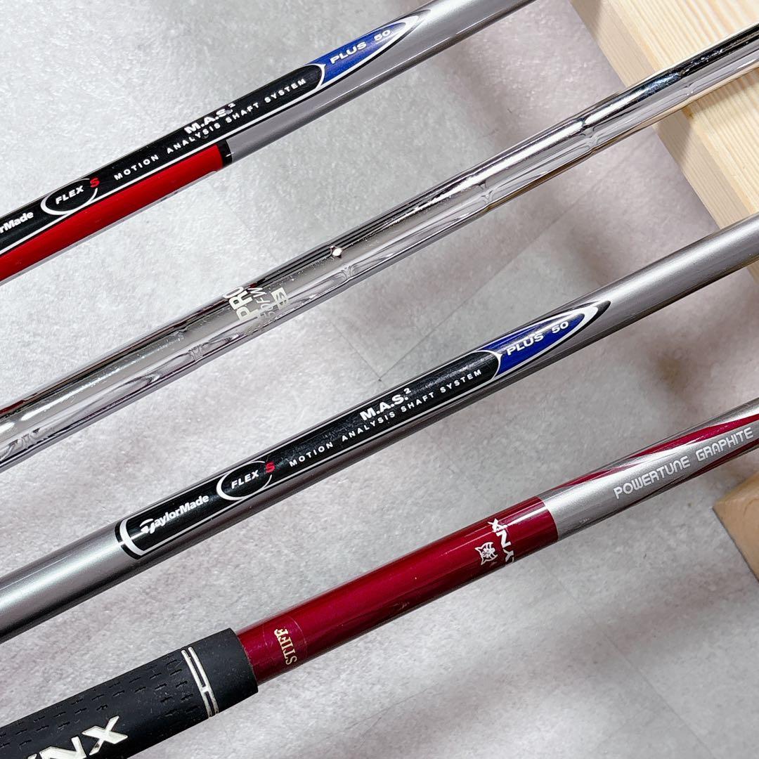 T177 テーラーメイド 他 ゴルフクラブ メンズ フルセット 白 アディダス