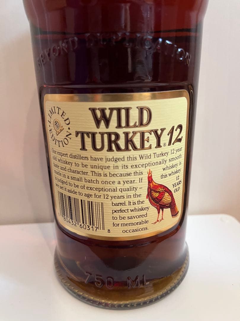 WILD TURKEY（ワイルドターキー）12年【希少・旧ボトル】