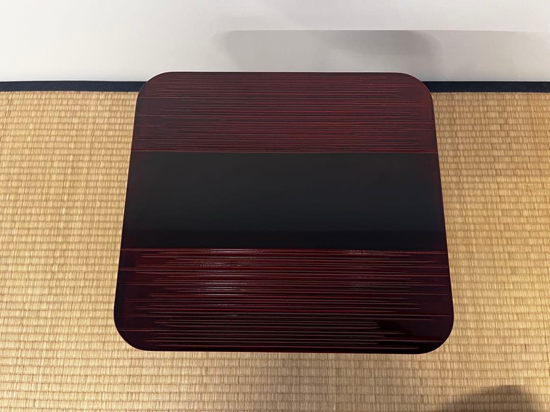 塗師 目白宗芳 小四方棚 輪島塗 組立棚 木製 茶棚 棚物 茶道具 共箱