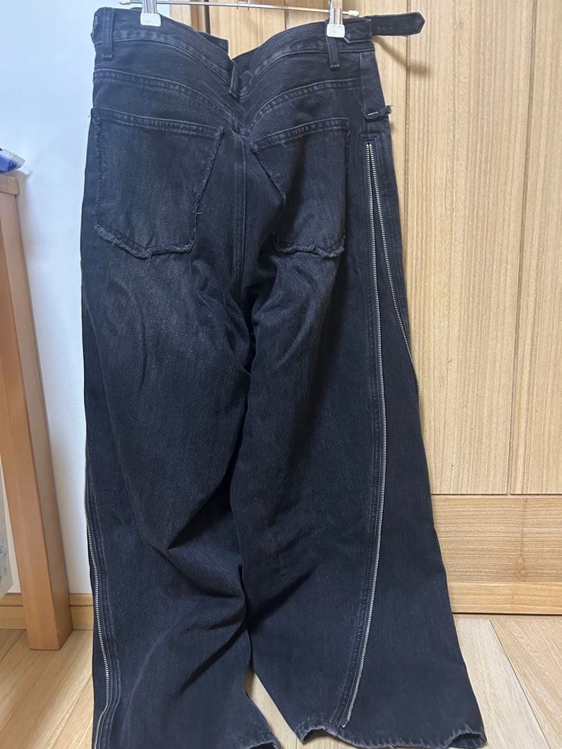 ZipDesign Buggy DenimPants Grancy ジップデニム