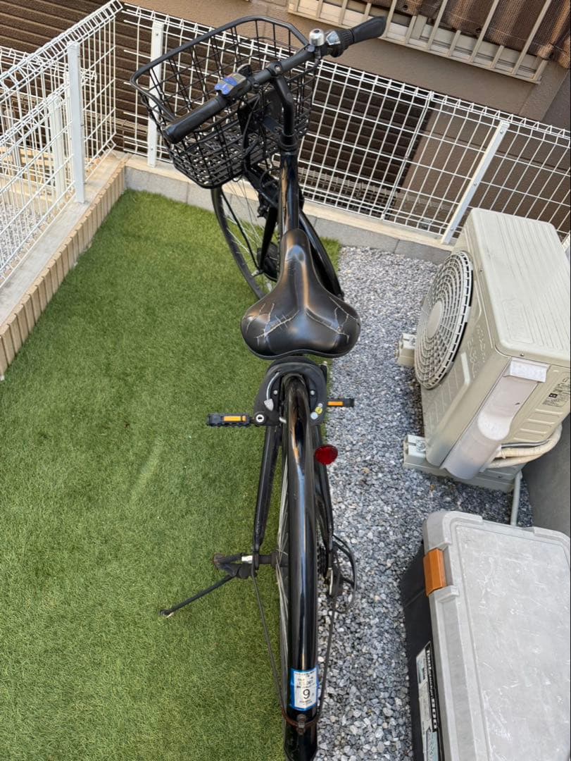 電動自転車 ブラック ※バッテリー不調あり