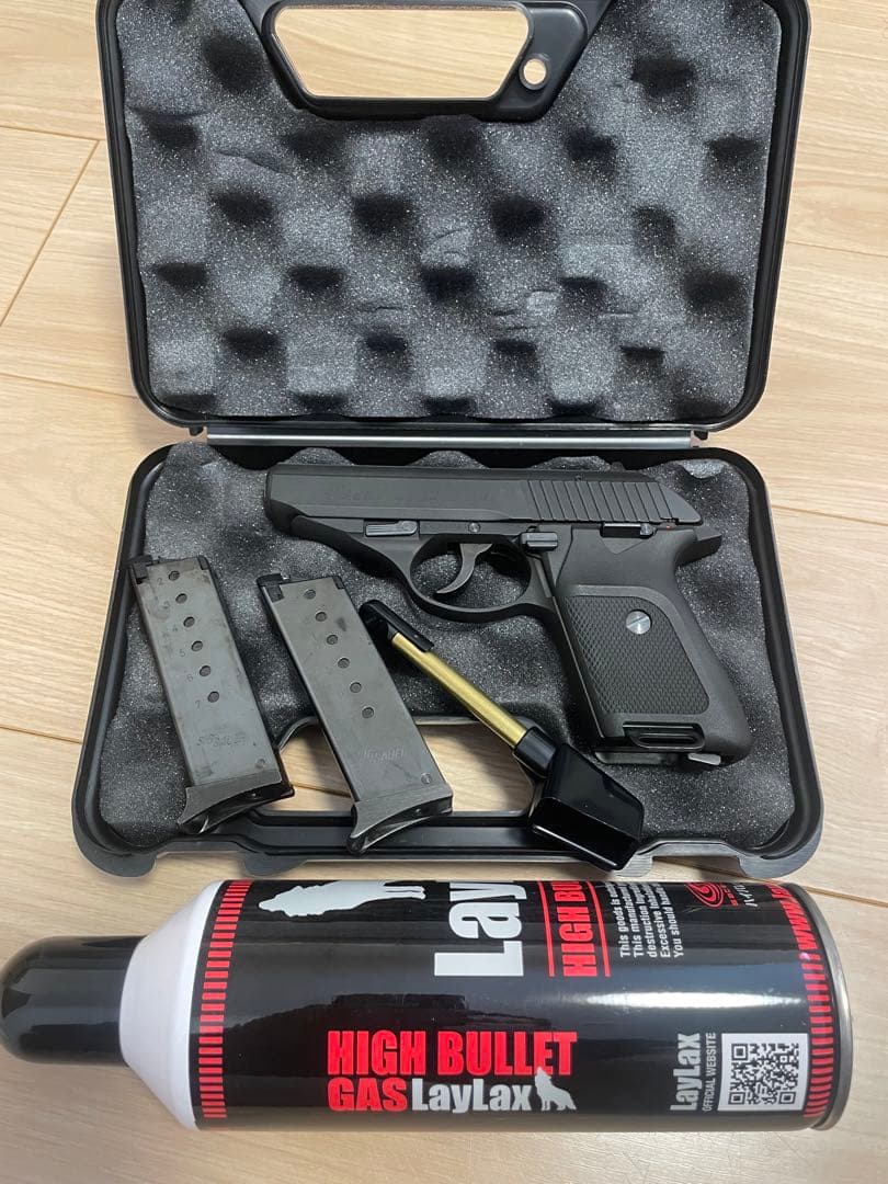 KSC SIG P230jp HWガスガン ブラック マガジン2本付き