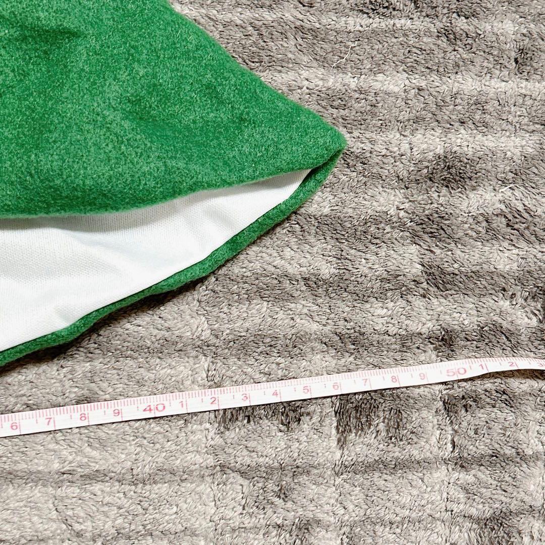 犬の衣装のクリスマスのペットの服 グリーン ポンチョ風 紐付き