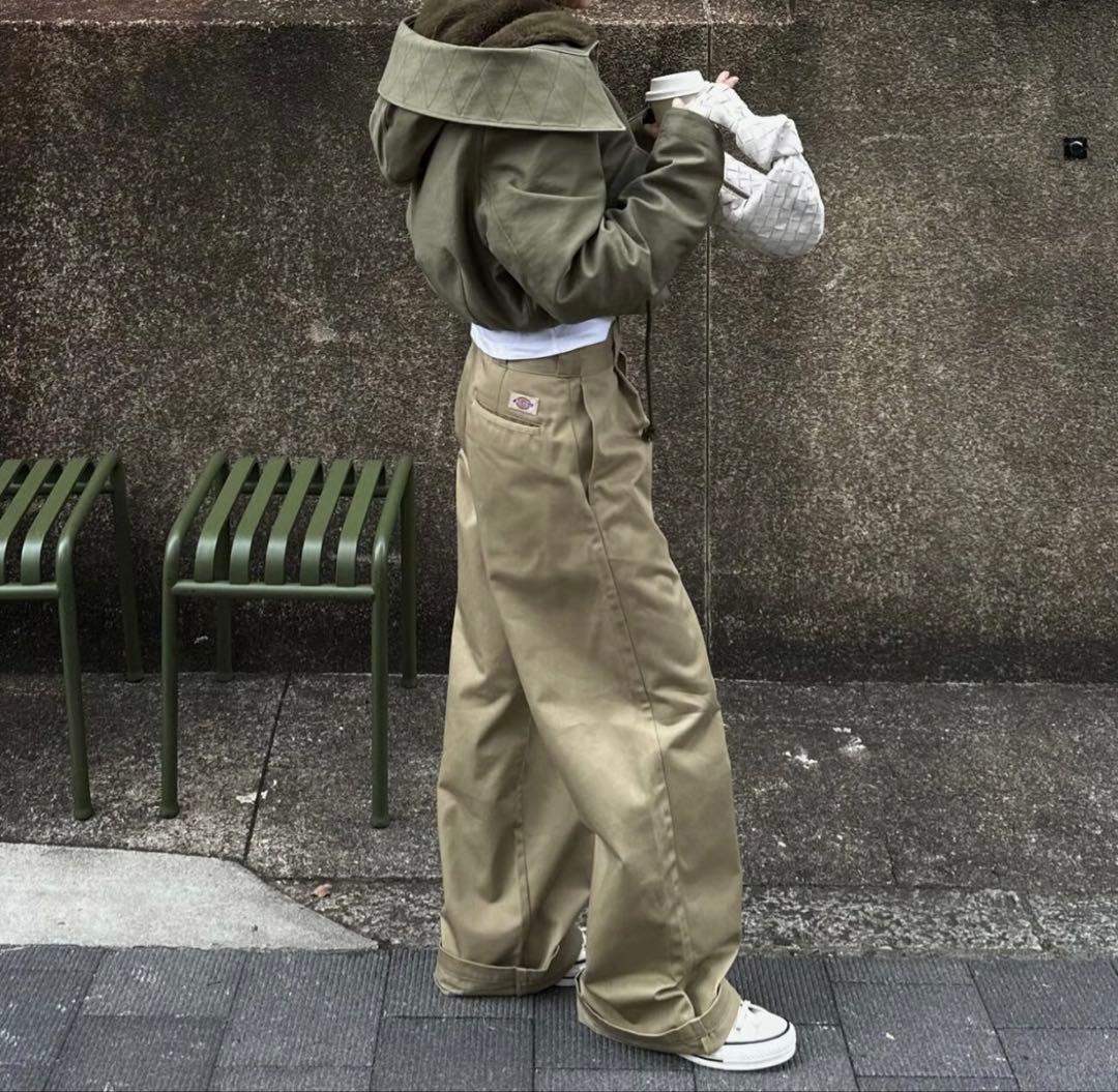 ok.soon×dickies wide chino pants【初期カラー】