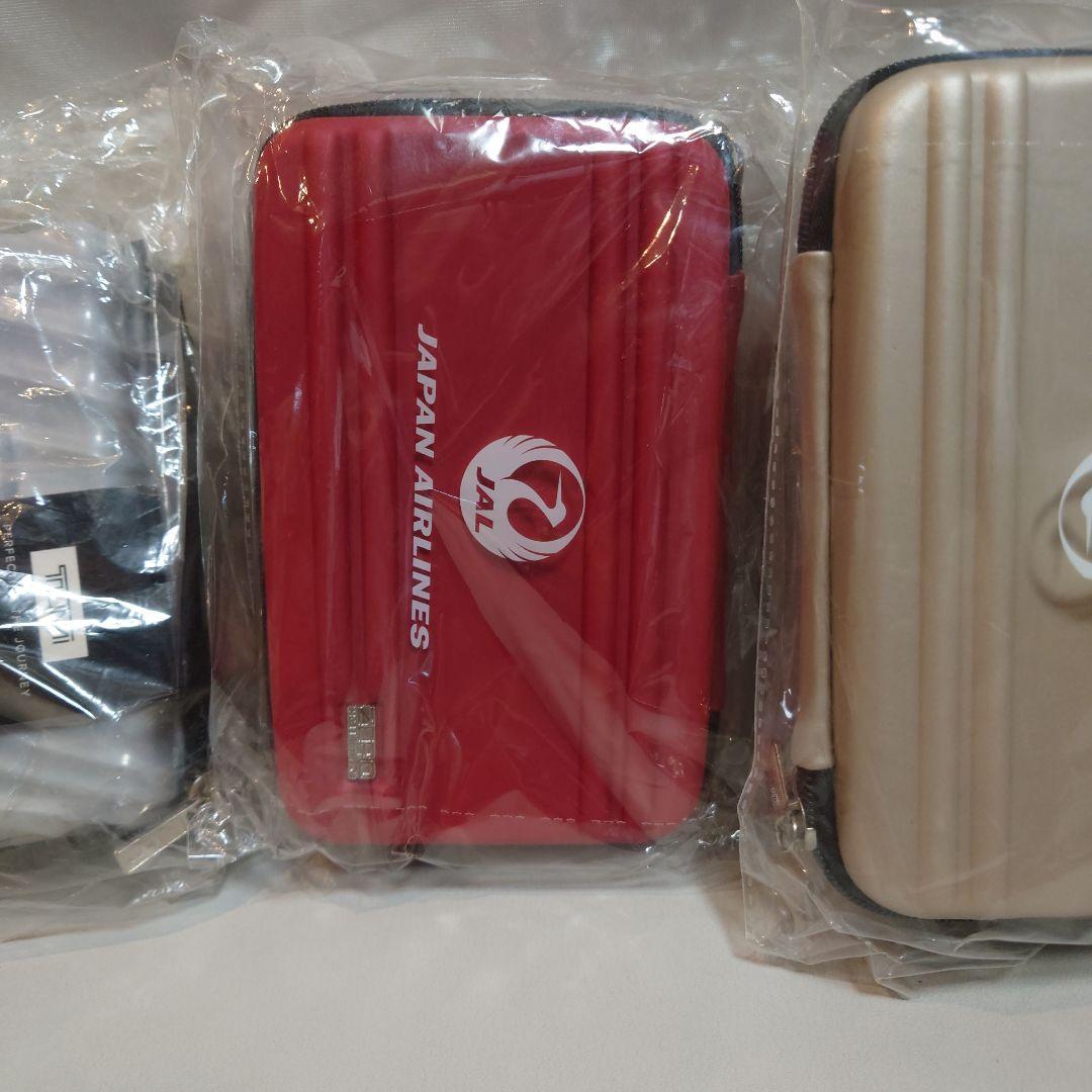 ビジネスクラス JAL日本航空 スーツケース型 アメニティポーチ