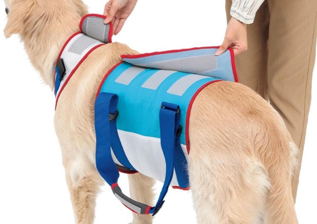 未使用 ララウォーク 犬 ハーネス 介護 胴輪 大型犬用 Mサイズ ～30kg