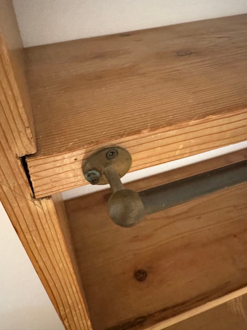 アンティーク木製 5段オープンシェルフ