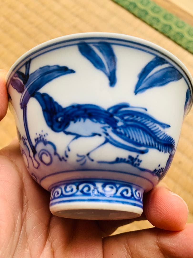 中国清時代染付お茶碗