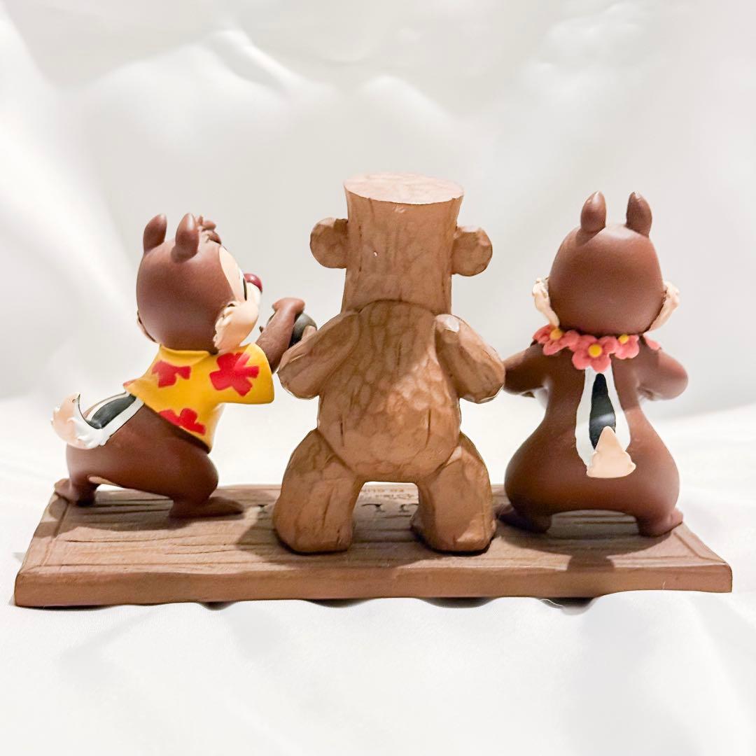 チップとデール アウラニ スタチュー 置き物 フィギュア ディズニー ハワイ