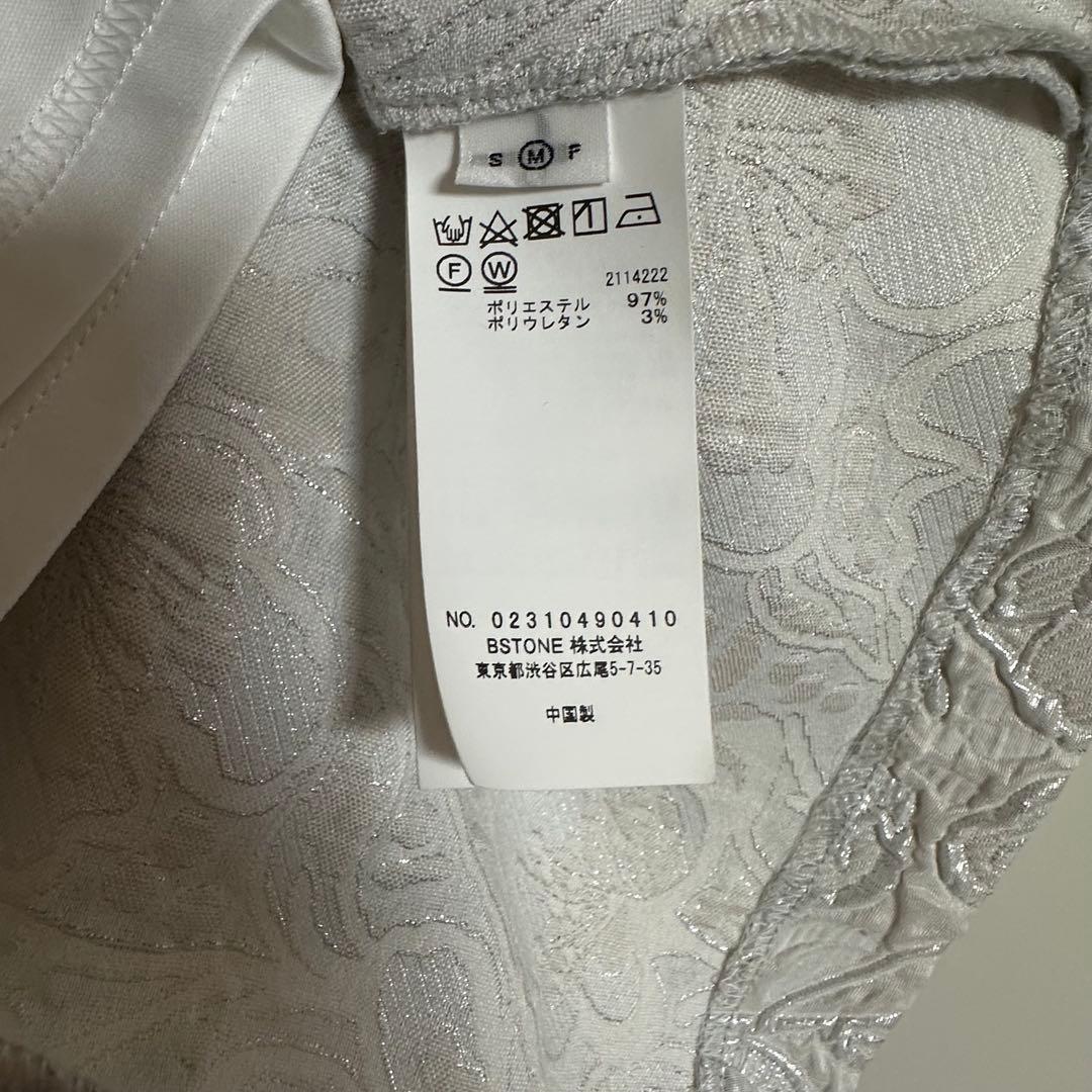 トップス Ameri MEDI 2WAY JACQUARD BARE TOP