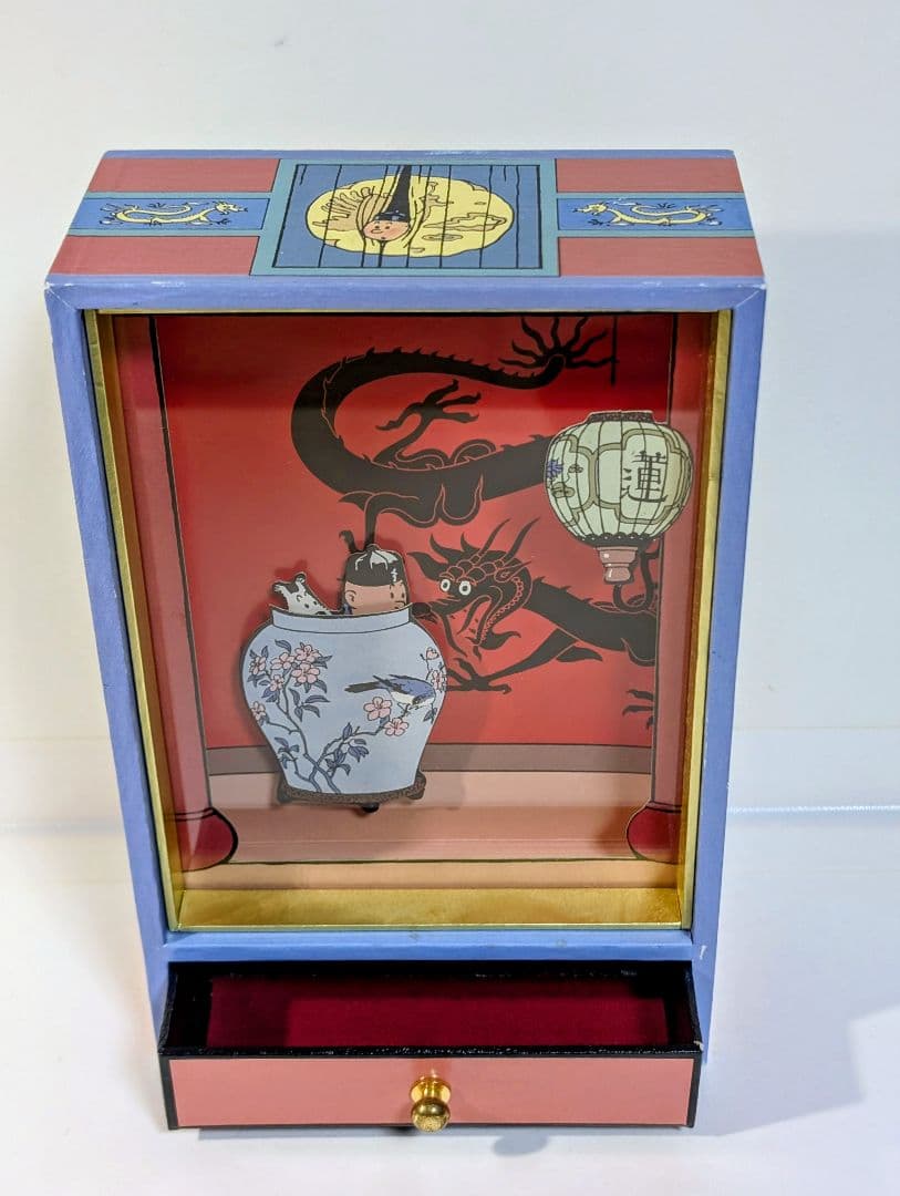 未使用〈タンタン青い蓮Le Lotus bleuオルゴール〉