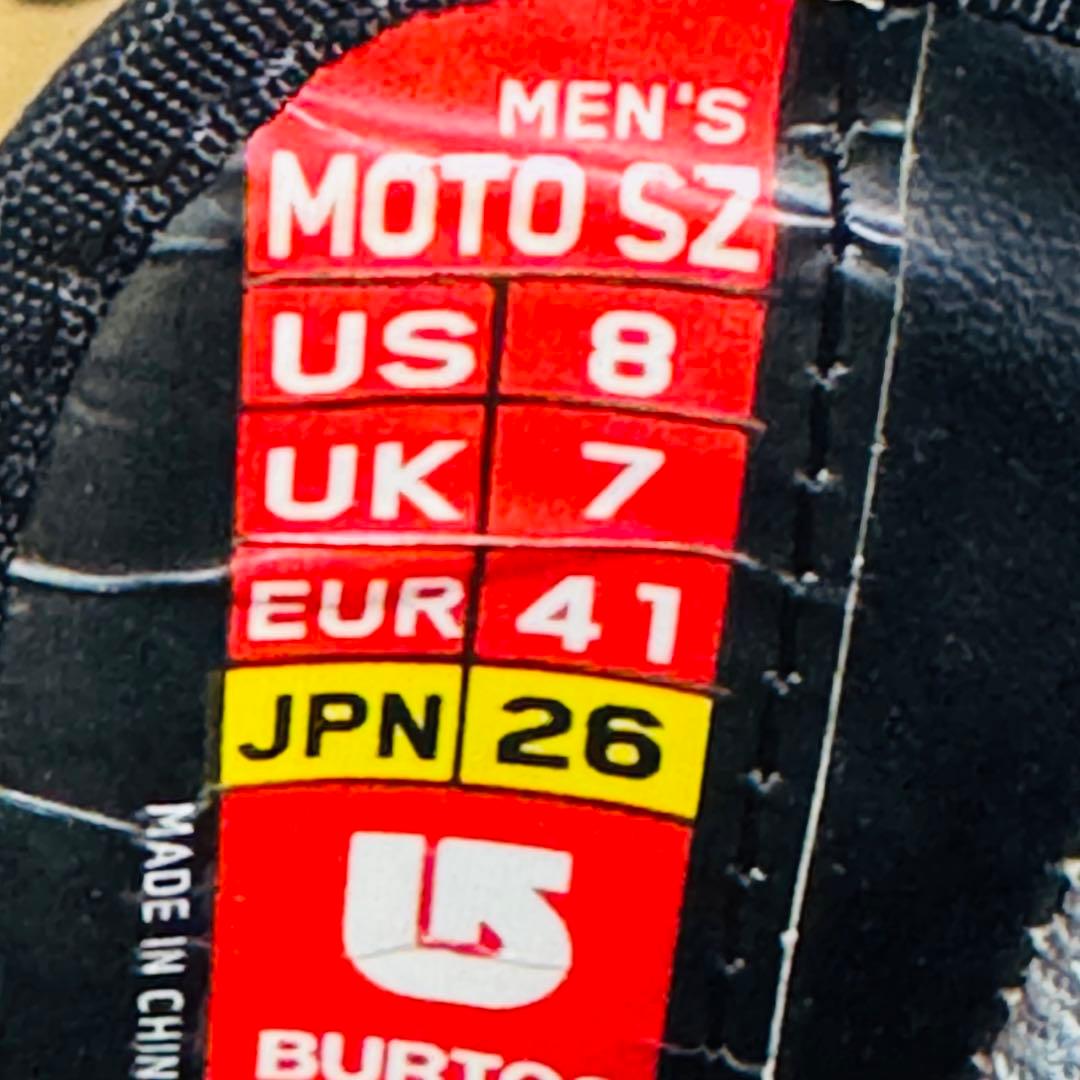 26cm Burton スノーボードブーツ 黒バートン格安特価初心者