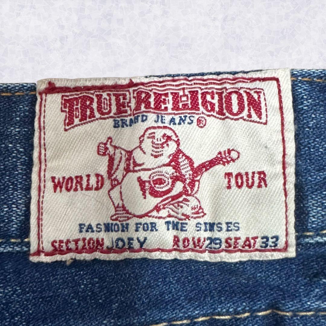 TRUE RELIGION JOEY 刺繍 デニム Y2K フレア
