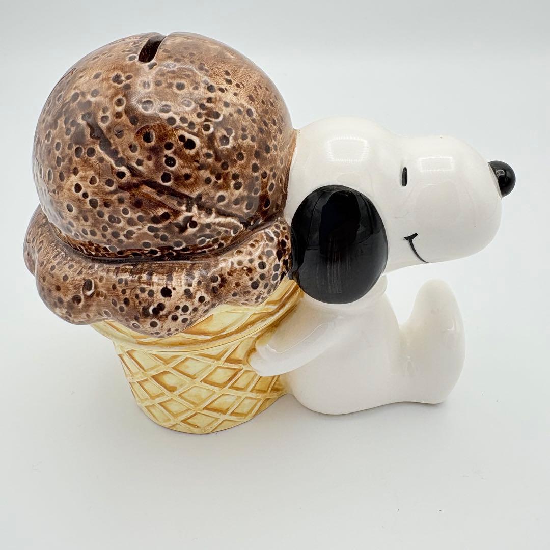 スヌーピー 貯金箱 レトロ 1982年 セラミック製 80's ビンテージ