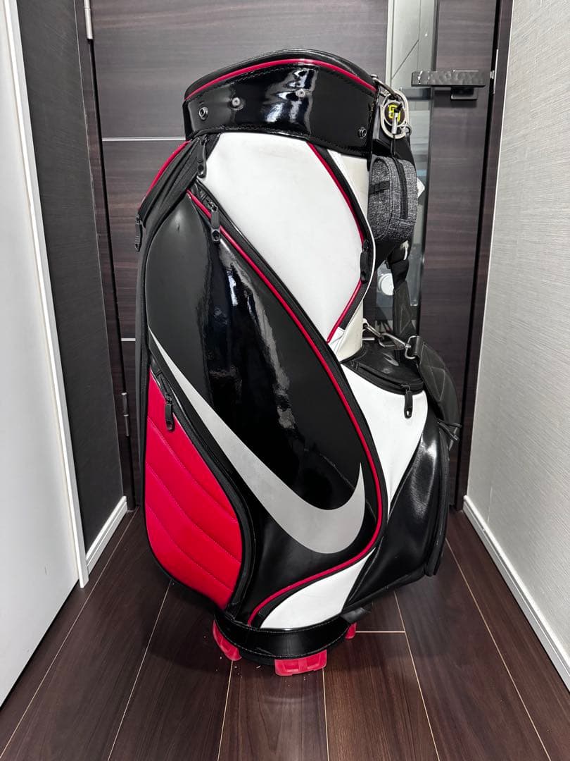 Nike キャディバッグ 黒/白/赤