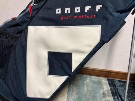 【GWセール】ONOFF オノフ キャディバッグ OB0324 ネイビー/レッド