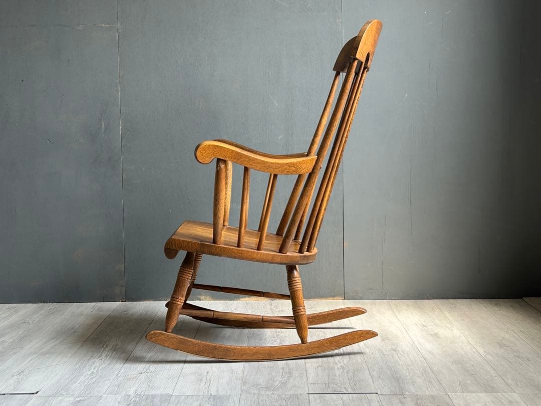 レトロ　飛騨産業　キツツキマーク　ロッキングチェア　ヴィンテージ　ゆり椅子　SZ