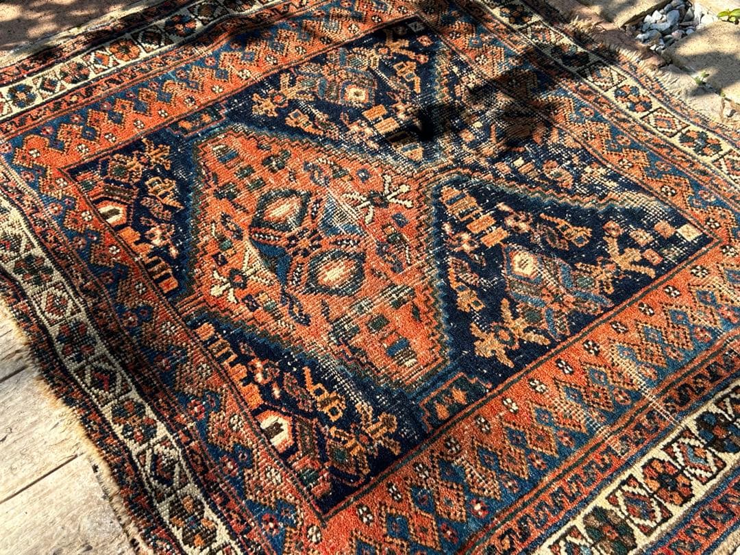 ヴィンテージ ハンドメイド ラグ・カーペット•マット アンティーク