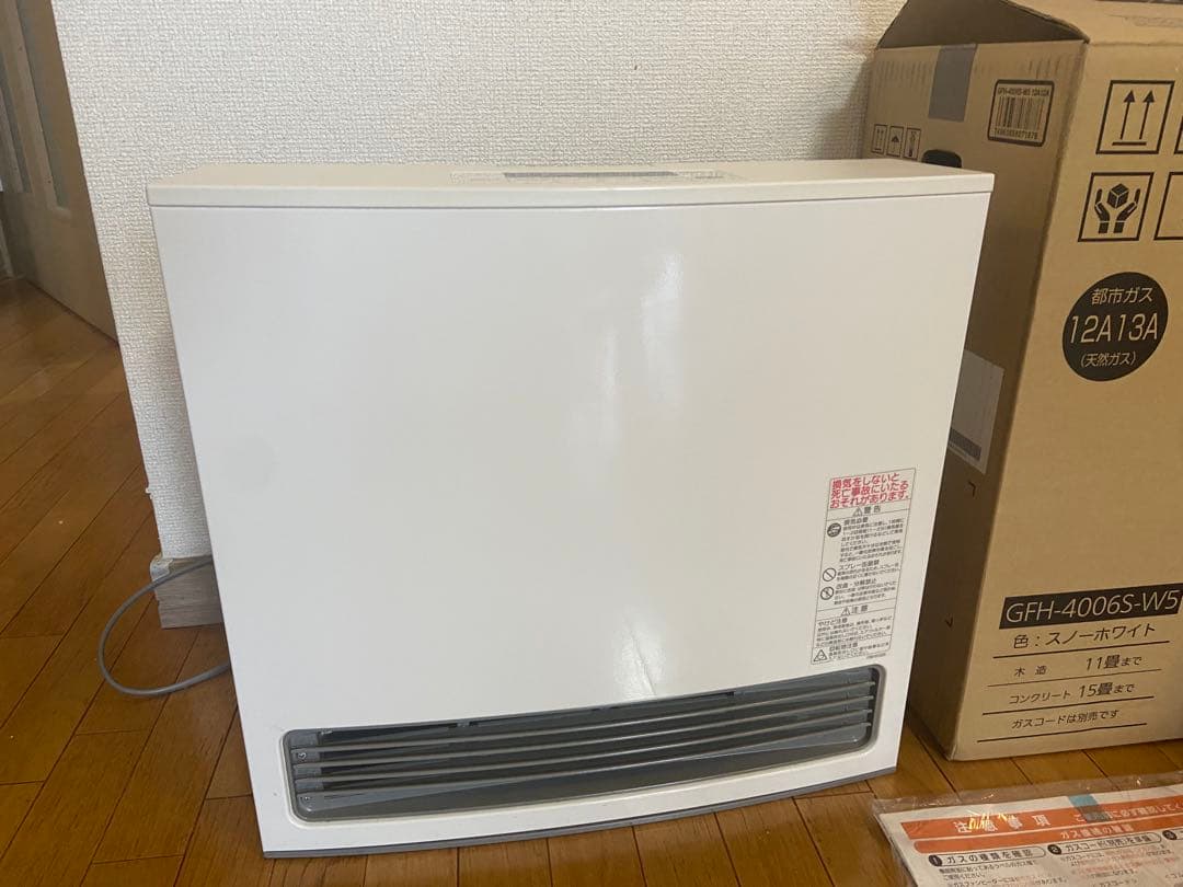 ノーリツ ガスファンヒーター GFH-4006-W5 都市ガス12/13A