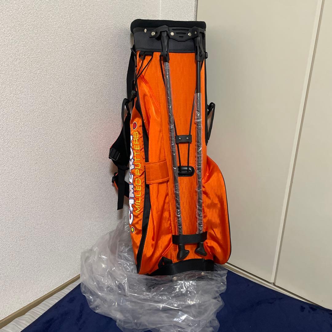 新品未使用　スコッティキャメロン　キャディバッグ　スタンド式　オレンジ