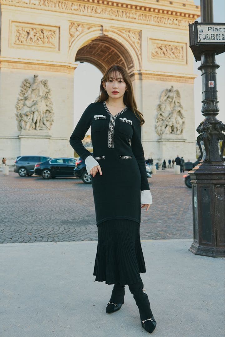 herlipto Isaline Long Knit Dress Mサイズ