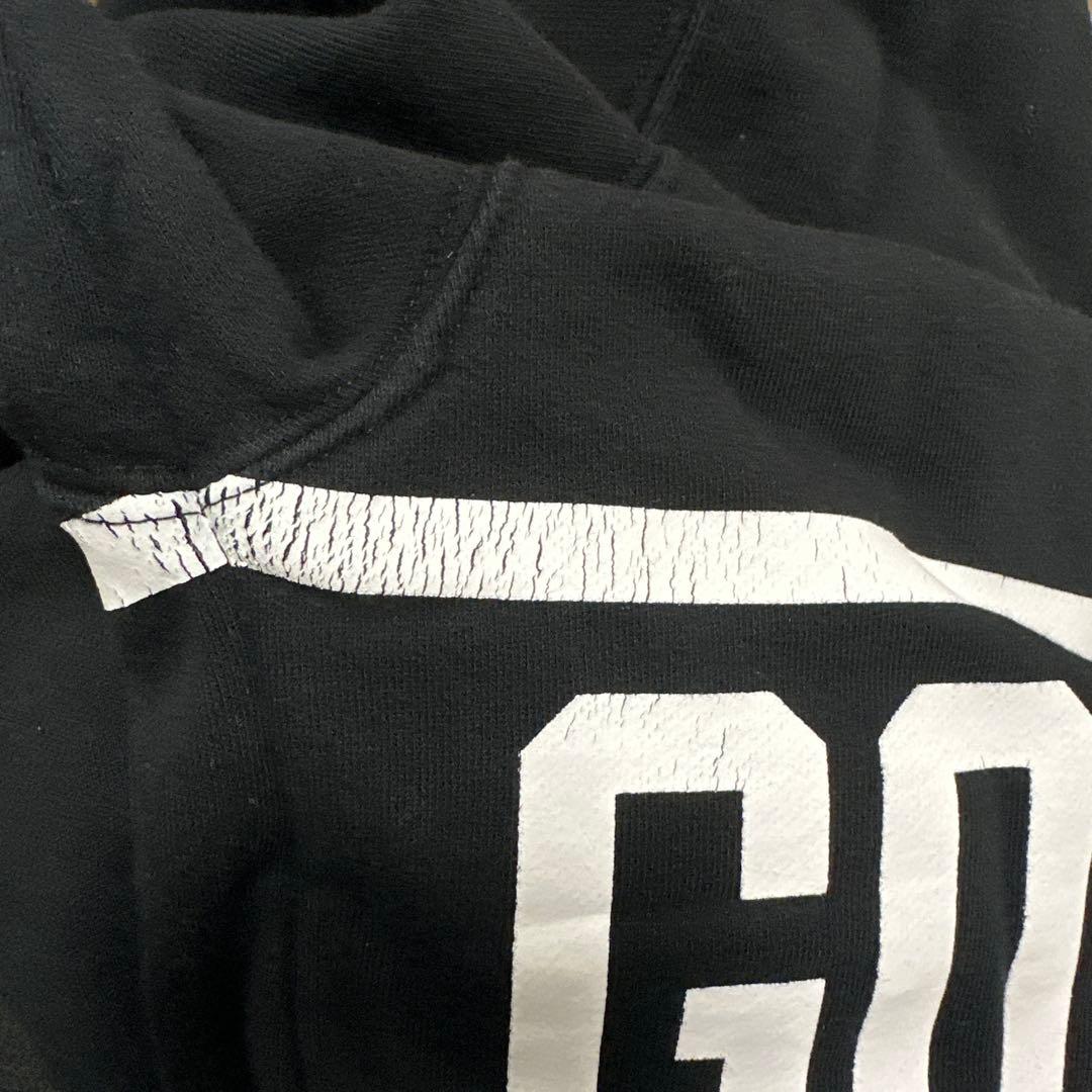 【GOLFFICKERS】長袖スウェットポロシャツ M ブラック