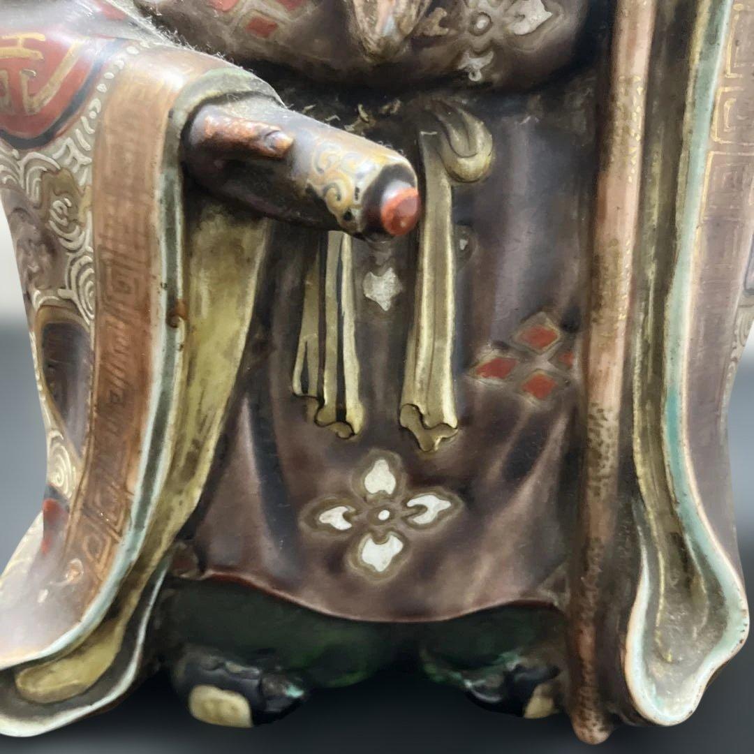 (2-50)九谷焼寿老人像約28cm