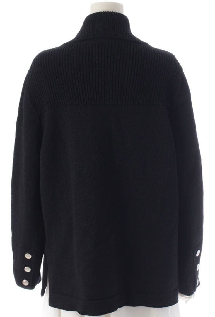 CHANEL シャネル ニットカーディガン ジャケット ネイビー サイズ38