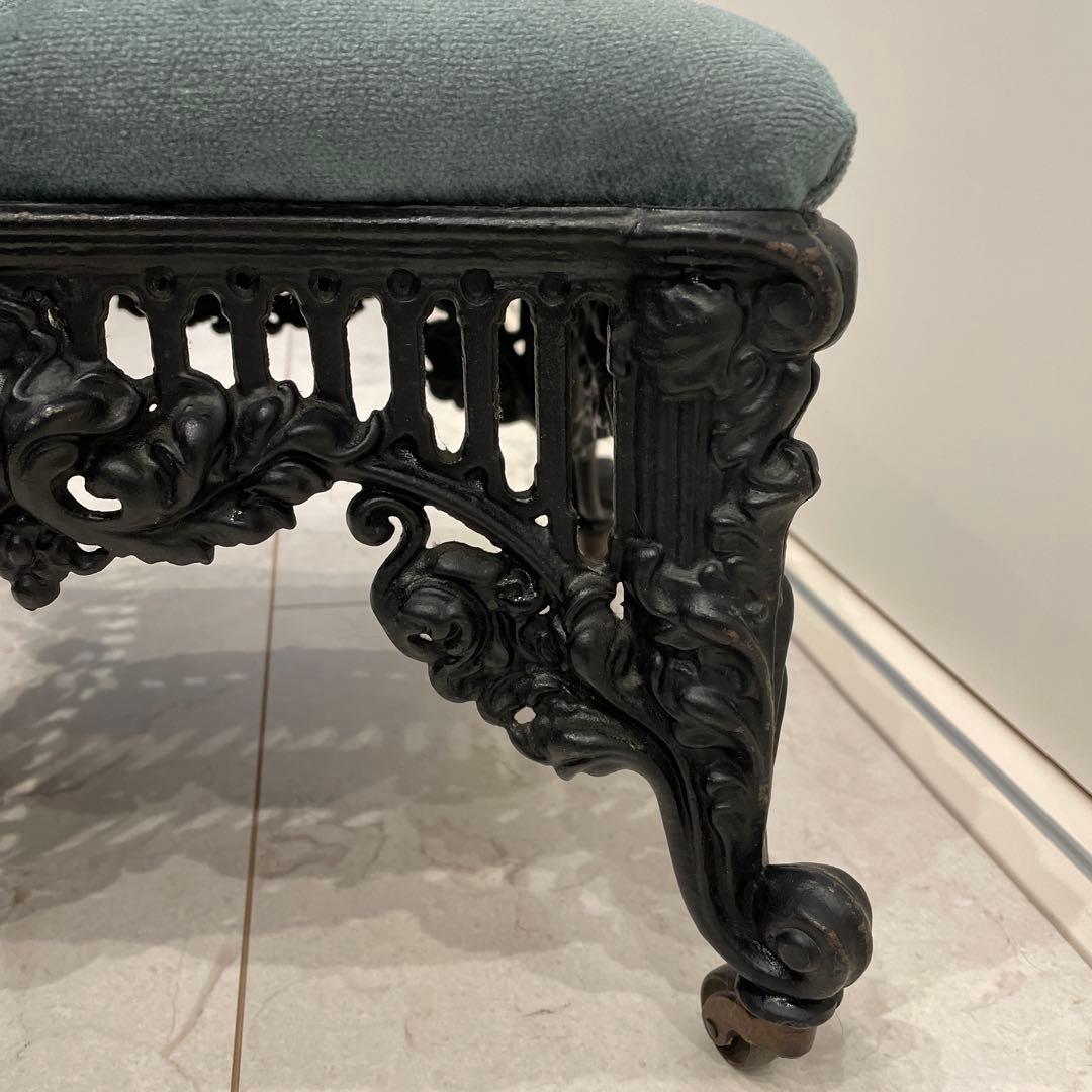 クラシック スツール グレー 布地