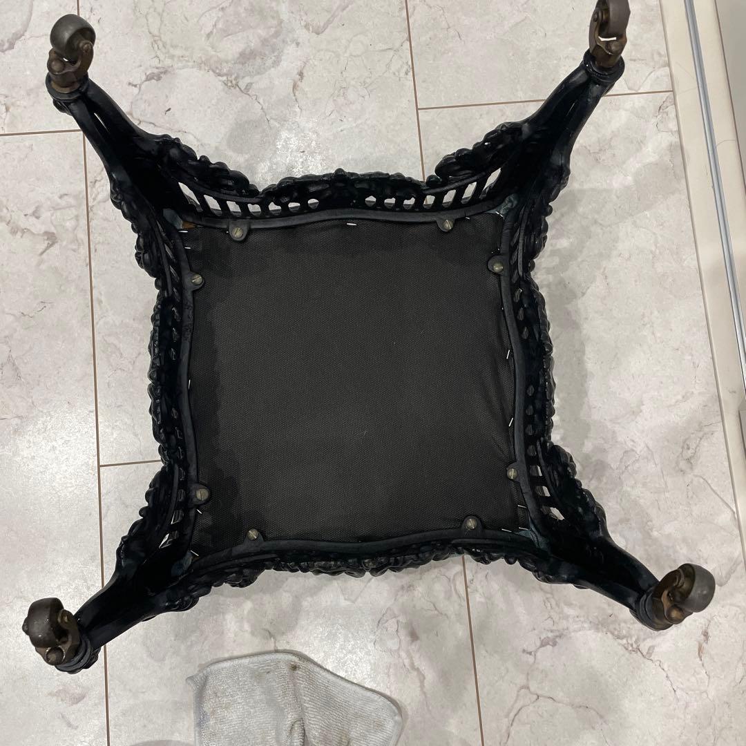 クラシック スツール グレー 布地