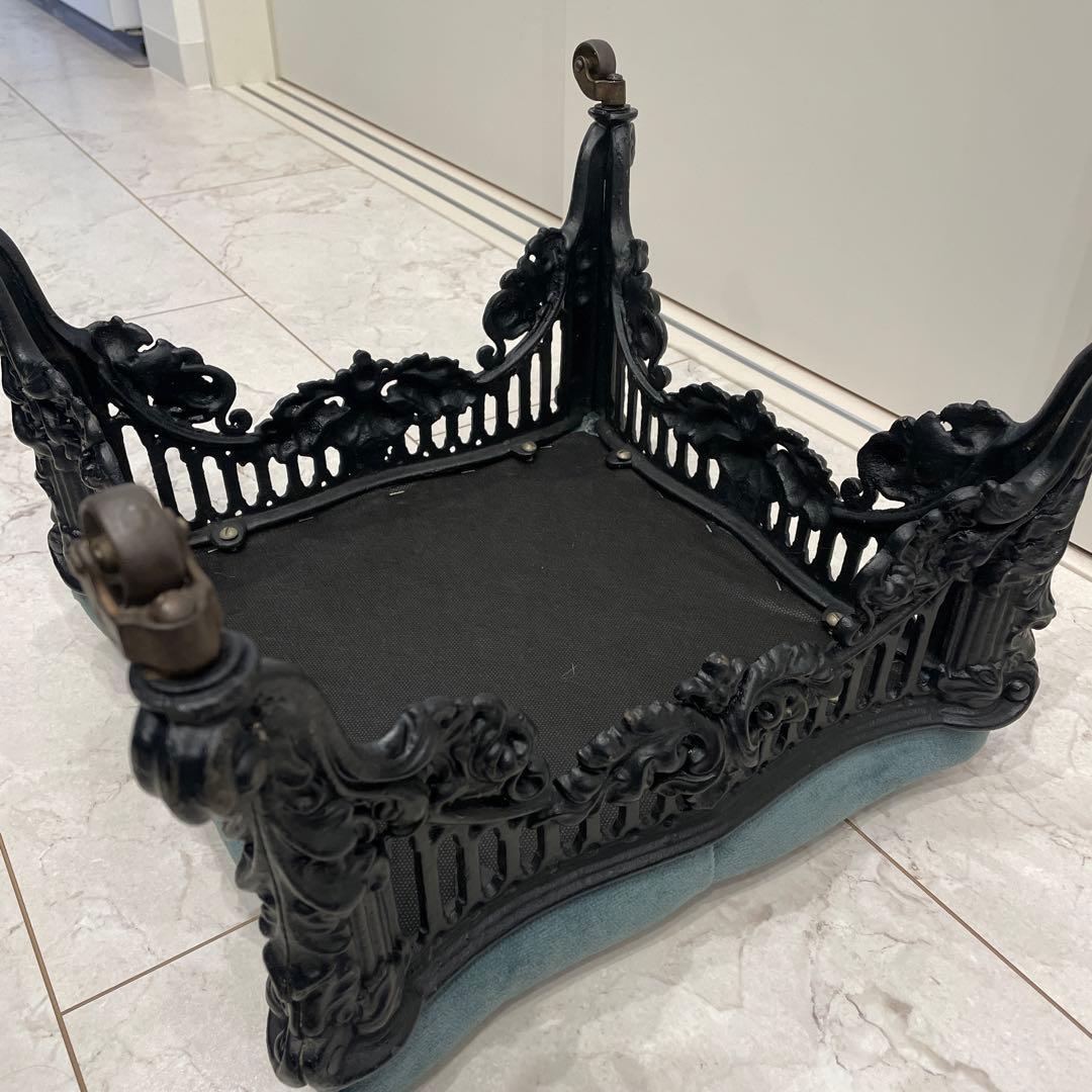 クラシック スツール グレー 布地