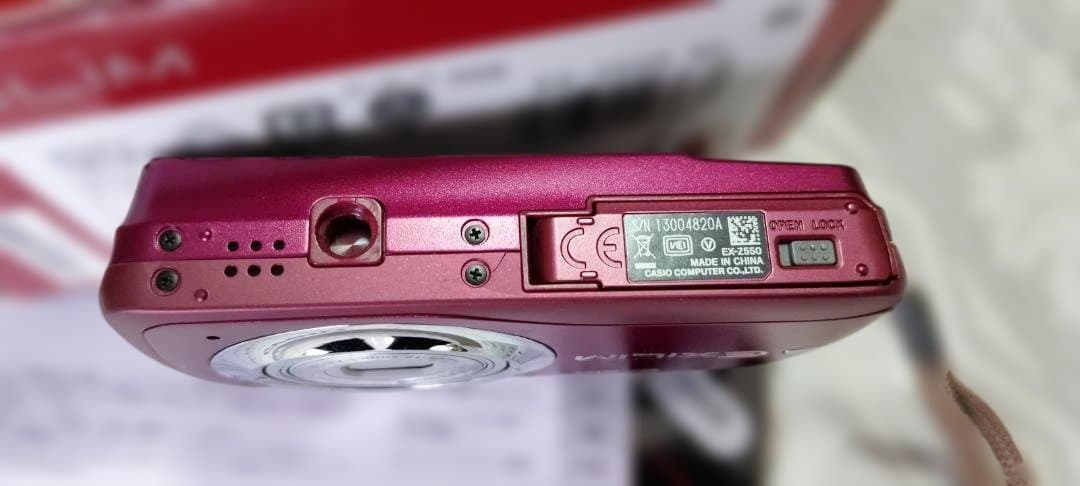 【美品/付属品完備】カシオ EXILIM EX-Z550 SDカード付き