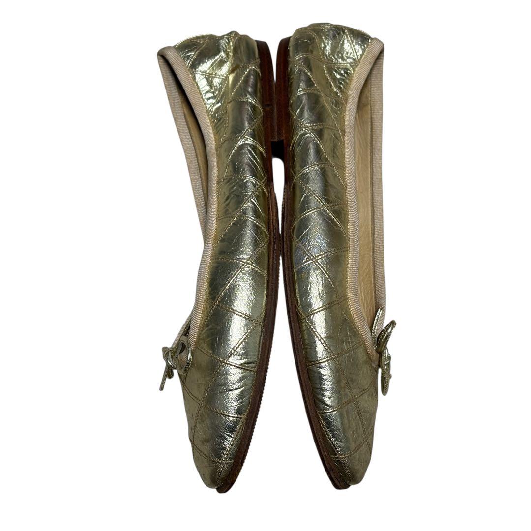 CHANEL シャネル マトラッセ バレエシューズ 35