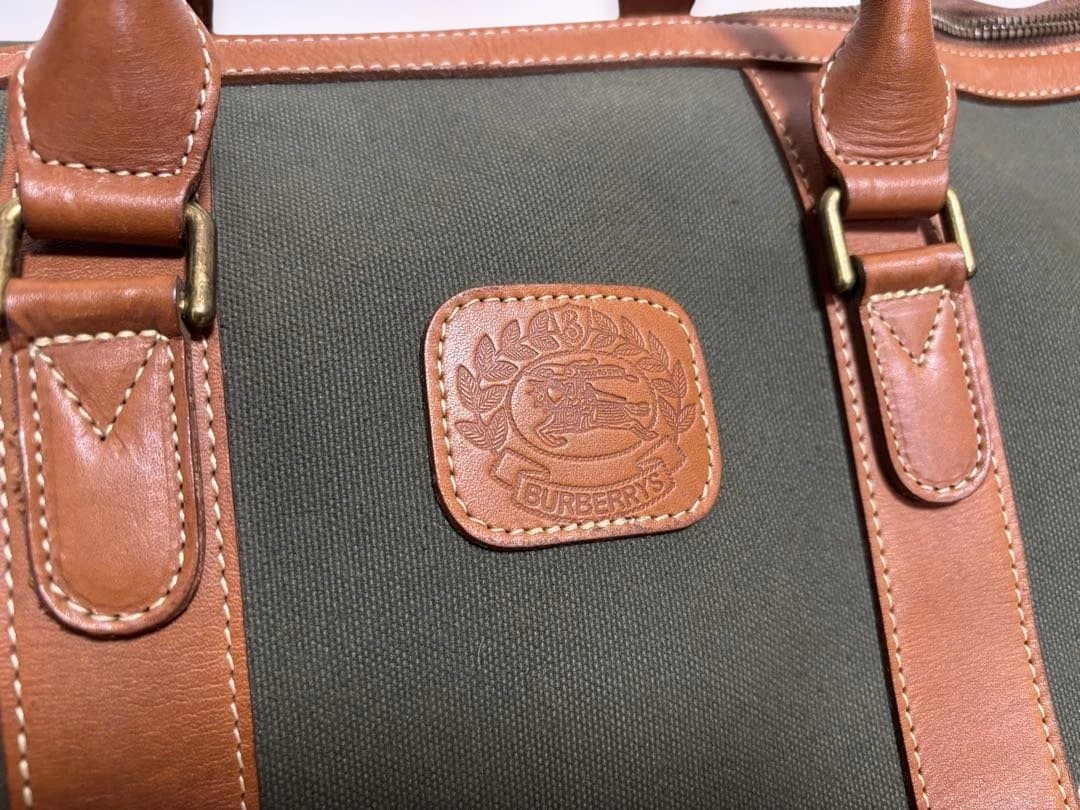Burberrys オールドバーバリーズ ボストンバッグ ノバチェック 旧ロゴ
