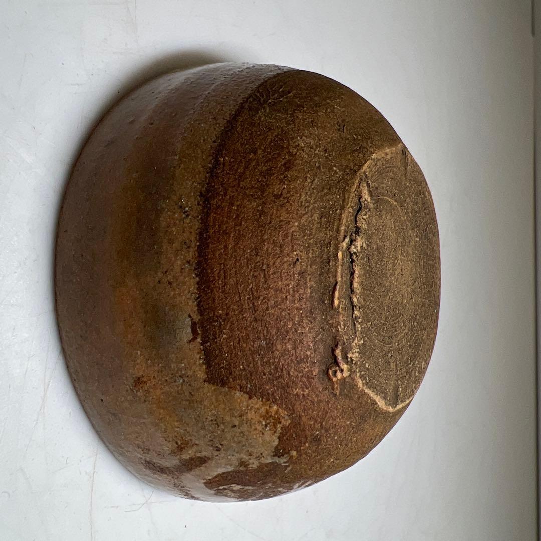 江戸初期　古唐津ぐい呑　口径約6.7㎝　東Y8-0113③