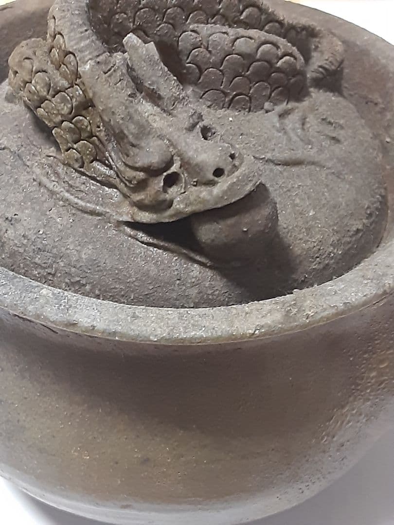 【備前焼】　龍　茶器　茶道具　急須