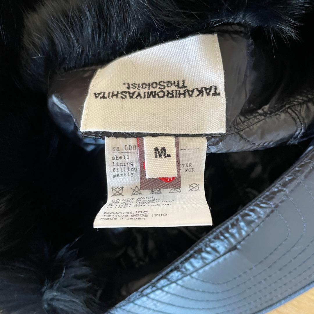 ソロイスト soloist ラビットファーフライトキャップ