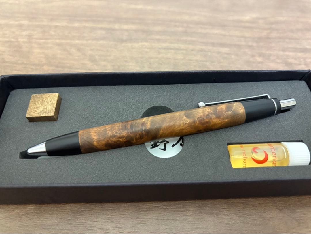 野原工芸　マーブルウッド　ボールペン　スタンダード