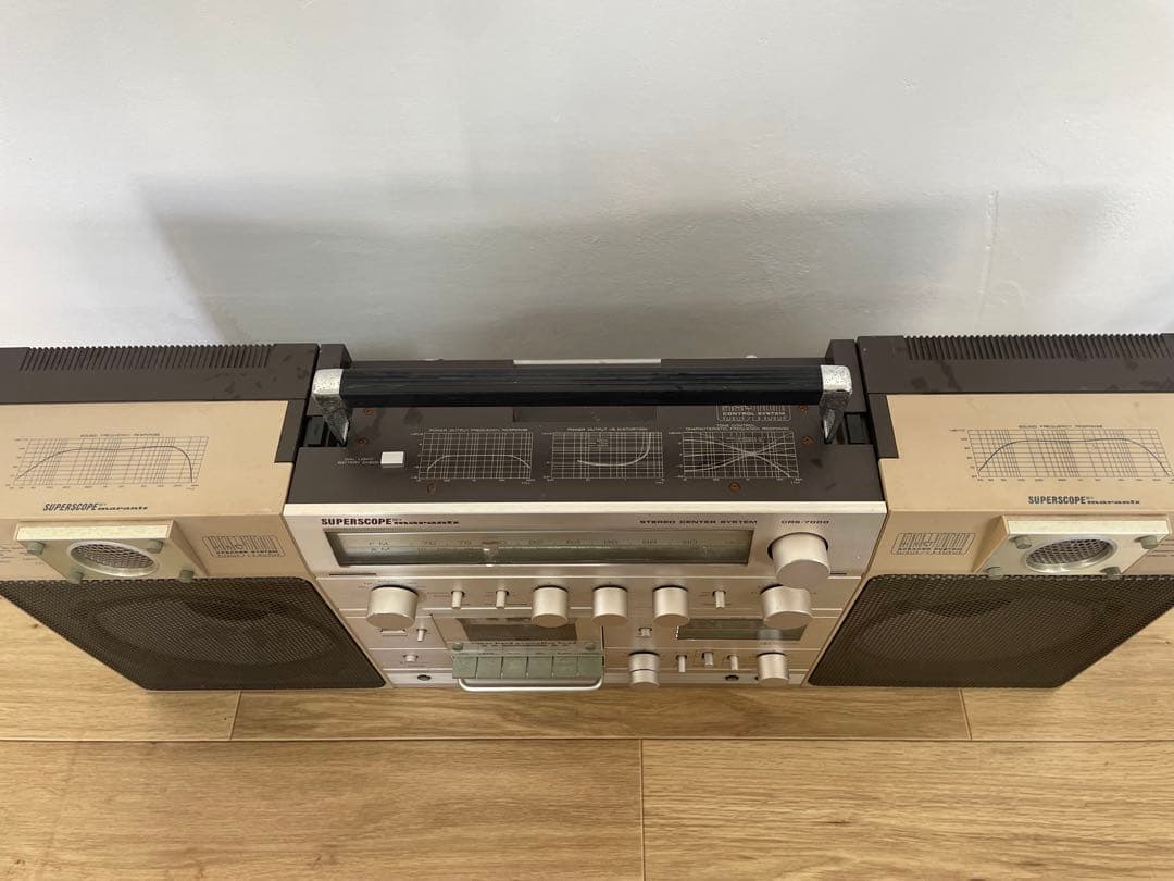 【ジャンク】Marantz マランツ CRS-7000ラジカセ 音出ず 動作不良