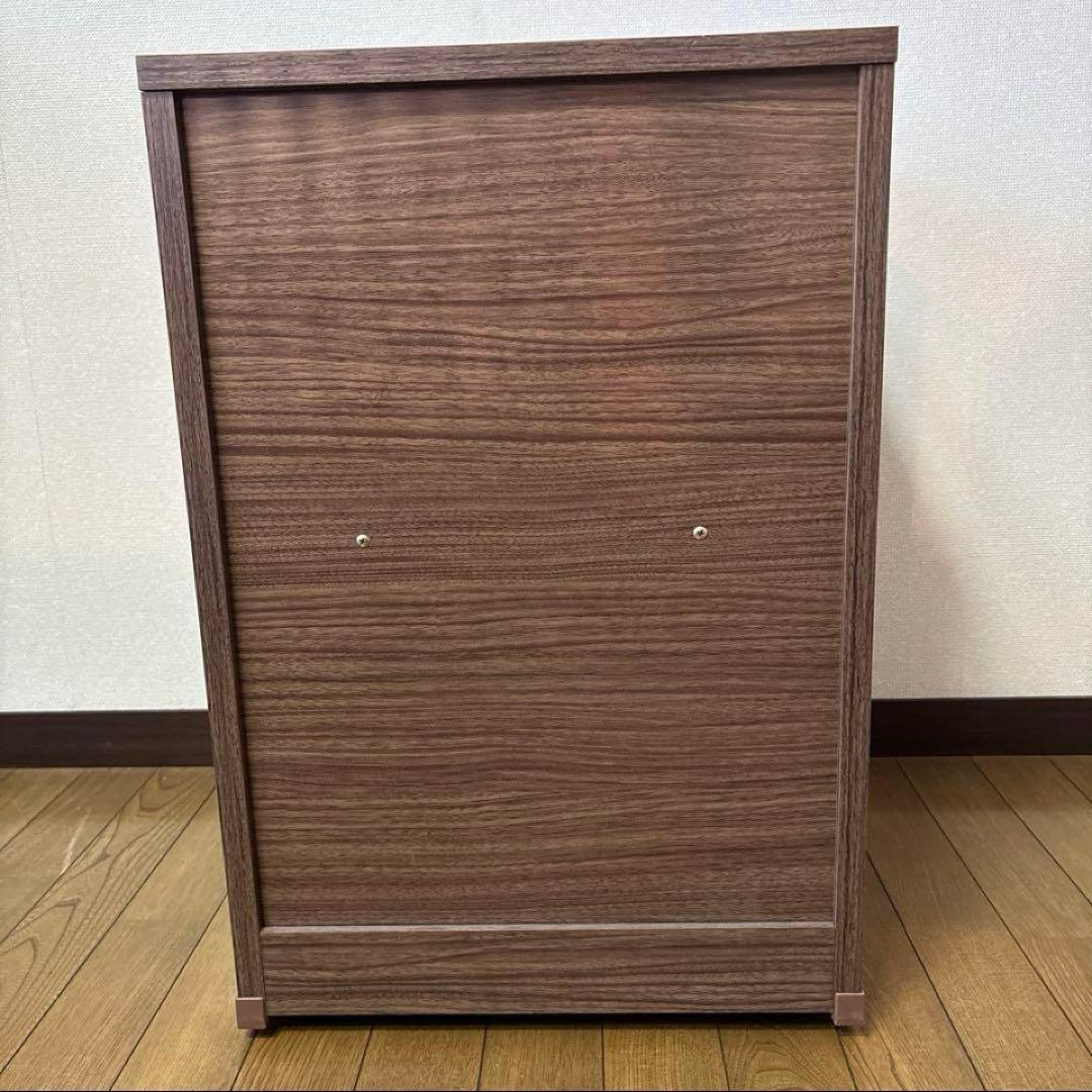 【未使用】ニトリ　デスクワゴン　ミドルブラウン